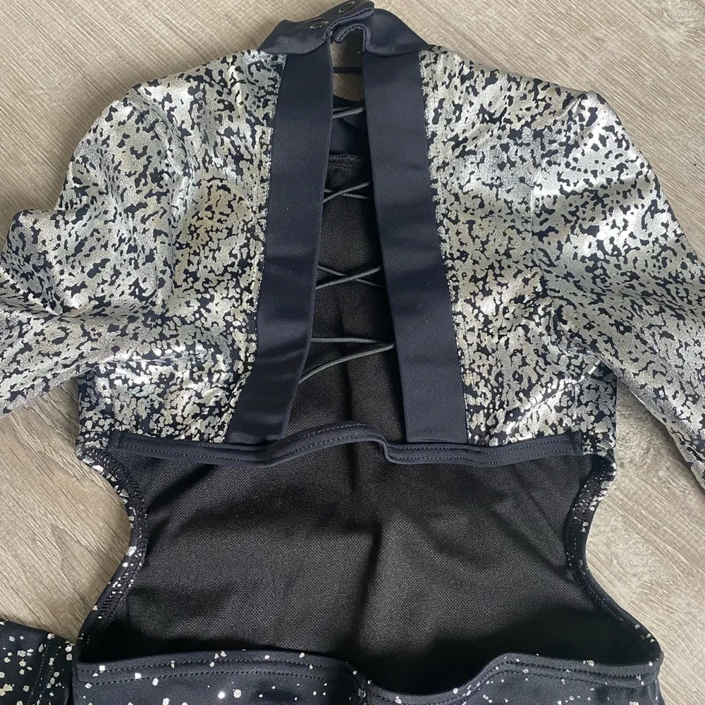 Weismann metallic costume dance wear leotard suit‎ - Picture 6 of 11